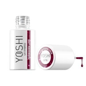 YOSHI Forbidden Love 616– Głęboki Fiolet Lakier Hybrydowy 6 ml TPO-FREE — zdjęcie 3