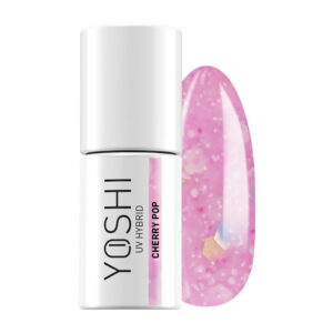 YOSHI Cherry Pop 721 — pastelowy róż lakier hybrydowy 6 ml TPO-FREE