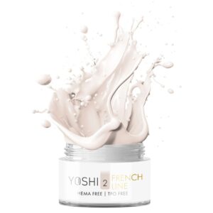 YOSHI French Line No2 – żel budujący 15 ml transparentny HEMA FREE, TPO FREE — zdjęcie 2