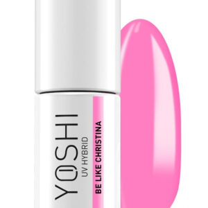 YOSHI Be like Christina 222 – lakier hybrydowy 6 ml, soczysty róż cukierkowy TPO-FREE