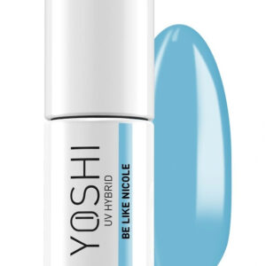 YOSHI Be Like Nicole 227 – lakier hybrydowy 6 ml, słodki błękit pop 2000 TPO-FREE