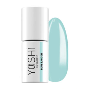 YOSHI Blue Lagoon 824 – lakier hybrydowy 6 ml, pastelowy turkus TPO-FREE