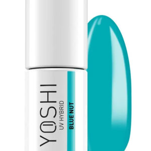 YOSHI Blue Nut 128 – lakier hybrydowy 6 ml, tropikalny błękit TPO-FREE