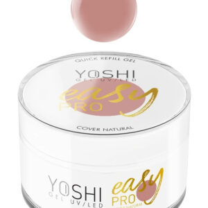 YOSHI Easy PRO Cover Natural – żel budujący 50 ml, 70 % krycia, samopoziomujący TPO-FREE