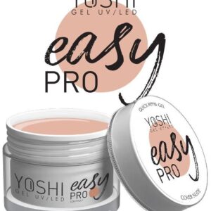 YOSHI Easy PRO Cover Nude 15 ml – Jasny, naturalny żel budujący TPO-FREE