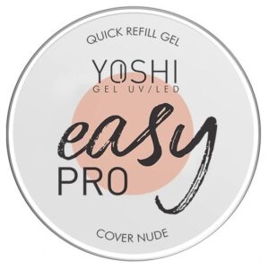 YOSHI Easy PRO Cover Nude 15 ml – Jasny, naturalny żel budujący TPO-FREE — zdjęcie 4
