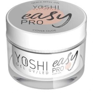 YOSHI Easy PRO Cover Nude 15 ml – Jasny, naturalny żel budujący TPO-FREE — zdjęcie 6