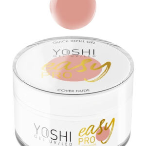 YOSHI Easy PRO Cover Nude EP002 – żel budujący 50 ml, naturalny jasny cover 70 % krycia TPO-FREE