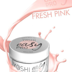 YOSHI Easy PRO Fresh Pink – żel budujący 50 ml, półtransparentny róż 40 % krycia TPO-FREE