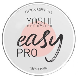 YOSHI Easy PRO Fresh Pink – żel budujący 50 ml, półtransparentny róż 40 % krycia TPO-FREE — zdjęcie 4