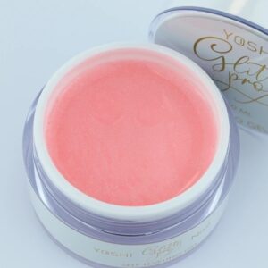 YOSHI Glitter PRO GEL UV LED No2 – Jasnoróżowy Perłowy Żel Budujący 50 ml TPO-FREE — zdjęcie 2