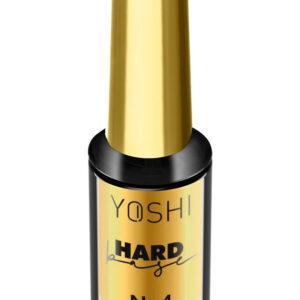 YOSHI Hard Base No4 – Mleczny Róż z Brokatem, Twarda Baza Hybrydowa LED/UV, 10ML TPO-FREE — zdjęcie 2