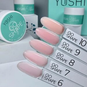 YOSHI GO SHAPE No6 50ml żel budujący samopoziomujący jasny chłodny róż — zdjęcie 3