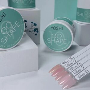YOSHI GO SHAPE No9 50ml żel budujący róż UV LED — zdjęcie 5