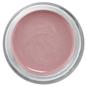 YOSHI Glitter PRO No3 – Żel budujący 50 ml – Beż ze złotym blaskiem TPO-FREE — zdjęcie 2