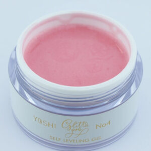 YOSHI Glitter PRO No 4 – żel budujący do paznokci 15ml, różowy nude z shimmerem TPO-FREE — zdjęcie 2