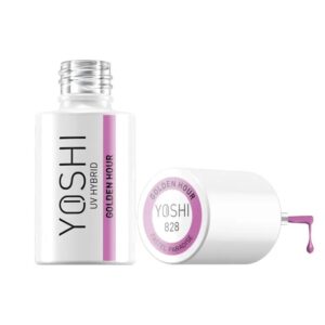 YOSHI Golden Hour 828 – lakier hybrydowy 6 ml, pastelowy róż TPO-FREE — zdjęcie 2