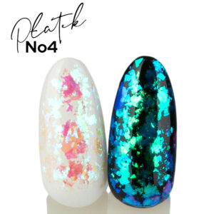 YOSHI Holo Flakes No. 4 0,5 g – holograficzne płatki do zdobień hybrydowych, żelowych i akrylowych — zdjęcie 2