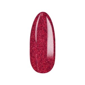 Yoshi Lakier Hybrydowy 252 Santa Claws 6 ml – czerwony z drobiną — zdjęcie 1