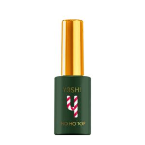 YOSHI HoHoTop No4 10 ml – świąteczny top UV/LED z czerwonym blaskiem