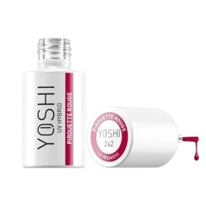 Yoshi Lakier Hybrydowy 242 Pirouette Rouge 6 ml – TPO-free czerwony — zdjęcie 1