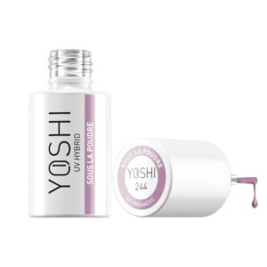 Yoshi Lakier Hybrydowy 244 Sous la Poudre 6 ml – TPO-free liliowy fiolet — zdjęcie 1