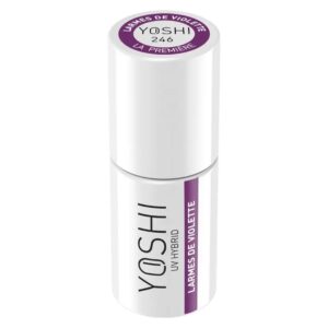 Yoshi Lakier Hybrydowy 246 Larmes de Violette 6 ml – TPO-free ciemny fiolet — zdjęcie 2