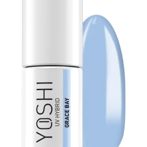 YOSHI Lakier Hybrydowy 114 Grace Bay – Letni Błękit 6 ml TPO-FREE