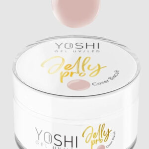 YOSHI Jelly PRO Cover Biscuit – żel budujący 50 ml, kryjący beż biszkoptowy TPO-FREE