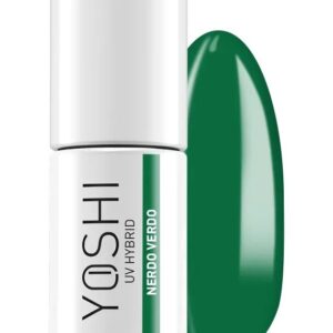 YOSHI Lakier Hybrydowy 707 Nerdo Verdo – Butelkowa Zieleń 6 ml TPO-FREE