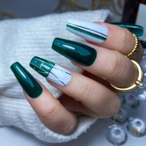YOSHI Lakier Hybrydowy 707 Nerdo Verdo – Butelkowa Zieleń 6 ml TPO-FREE — zdjęcie 1
