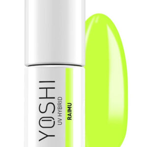 YOSHI Lakier Hybrydowy 918 Raimu – Neonowa Zieleń Tokyo 6 ml TPO-FREE