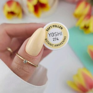 YOSHI Lakier hybrydowy 274 Soft Pollen 6ml pastel żółty — zdjęcie 6