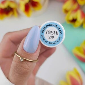 YOSHI Lakier hybrydowy 279 Gardenhouse Glass 6ml błękit — zdjęcie 6