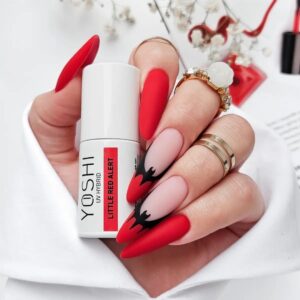 YOSHI Lakier Hybrydowy 601 Little Red Alert – Klasyczna czerwień 6 ml TPO-FREE — zdjęcie 6