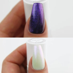 YOSHI Lakier Hybrydowy 610 Cosmic Vision – Perłowy Róż z Drobinkami 6 ml TPO-FREE — zdjęcie 2