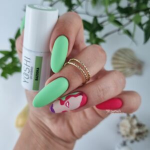 Yoshi Lakier Hybrydowy Bazooka 121 – Pastelowa Mięta 6 ml — zdjęcie 4