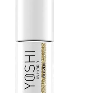 YOSHI Lakier Hybrydowy Blitzen 415 – Złoty Glitter 6 ml TPO-FREE — zdjęcie 4