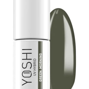 YOSHI Lakier hybrydowy Green Morning 302 – oliwkowa zieleń 6 ml TPO-FREE