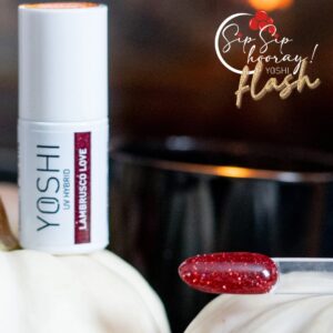 YOSHI Lakier Hybrydowy UV LED Lambrusco Love 6 ml – 146 TPO-FREE — zdjęcie 5