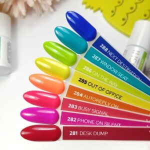 Yoshi Lakier hybrydowy UV LED 284 Autoreply On 6ml pomarańczowy neon — zdjęcie 4