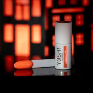 Yoshi Lakier hybrydowy UV LED 284 Autoreply On 6ml pomarańczowy neon — zdjęcie 3
