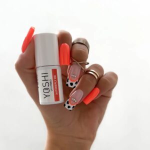 Yoshi Lakier hybrydowy UV LED 284 Autoreply On 6ml pomarańczowy neon — zdjęcie 8