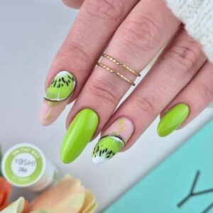 Yoshi Lakier hybrydowy UV LED 286 On the Way 6ml zielony neon — zdjęcie 9