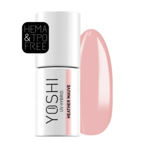 YOSHI Lakier Hybrydowy UV LED Heather Mauve 6 ml – 131 TPO-FREE