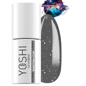 YOSHI Lakier Hybrydowy Shooting Star 528 6ml – Brokatowy Brąz ze Złotymi Drobinkami TPO-FREE