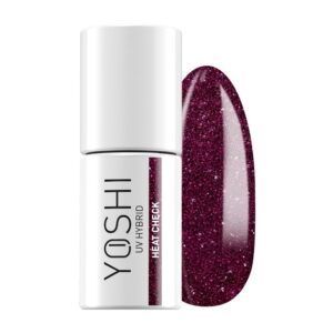 YOSHI Lakier hybrydowy Cat Eye FIRELINE 262 Heat Check -malinowy odcień
