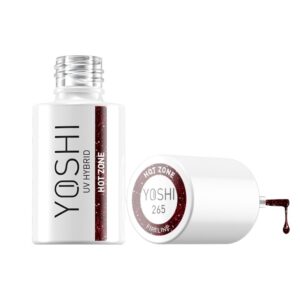 YOSHI Lakier hybrydowy Cat Eye FIRELINE 265 Hot Zone- klasyczna czerwień — zdjęcie 3