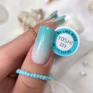 YOSHI Lakier Hybrydowy UV LED Be like Miko 6 ml 223 – Turkusowy TPO-FREE — zdjęcie 1