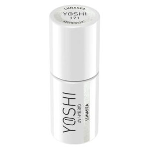 Yoshi Lakier Hybrydowy UV LED Lunasea 6 ml – 171 Mermagic, Biały Perłowy z Holograficznymi Drobninkami TPO-FREE — zdjęcie 1
